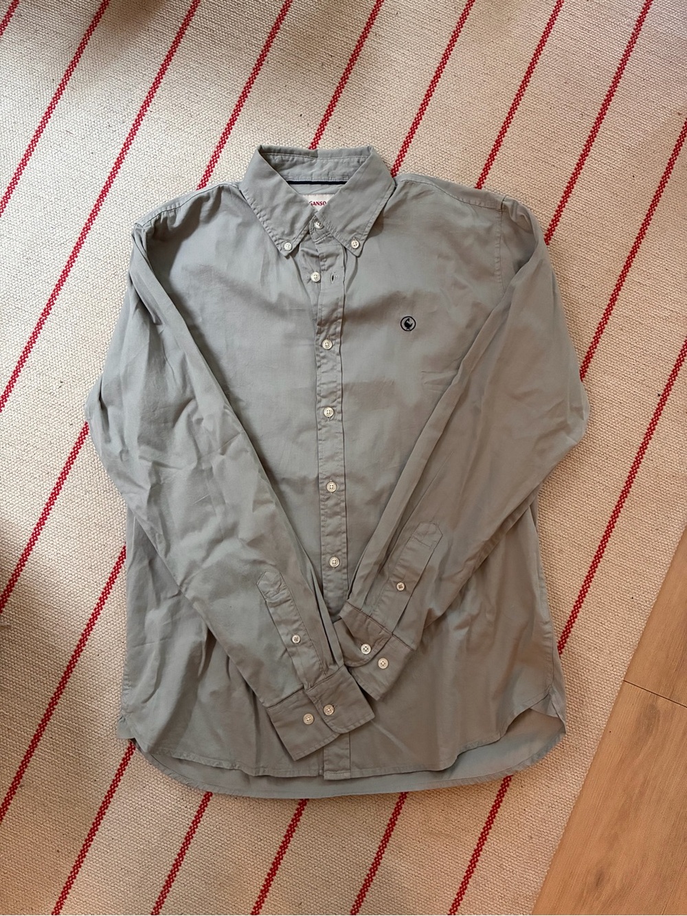 El Ganso Men's Gray Button-Down Shirt